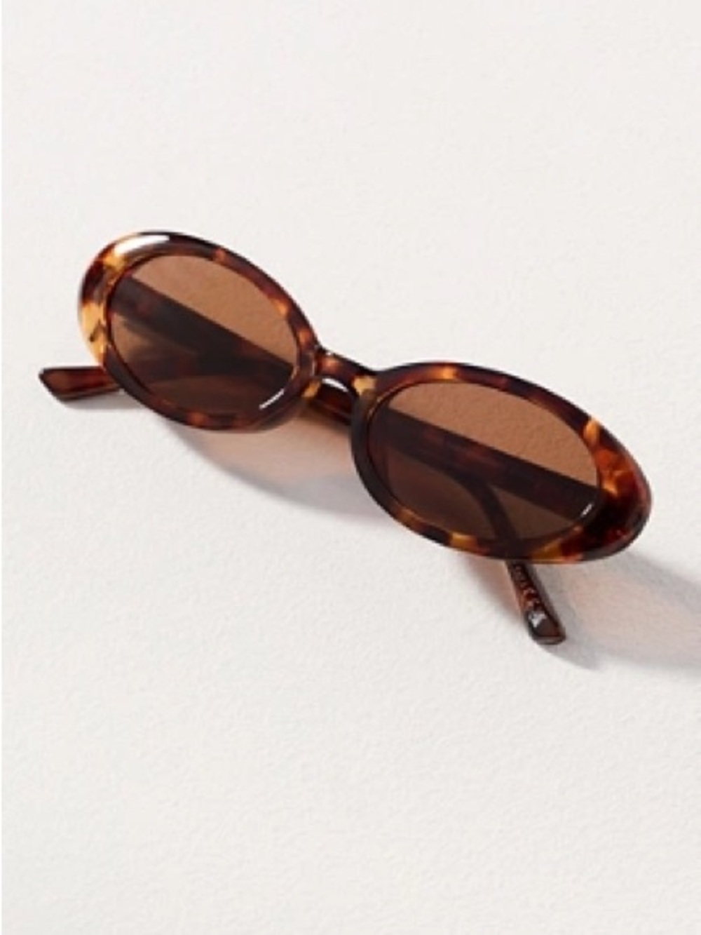 Aire Tortoise Oval Women's Sunglasses - Brown